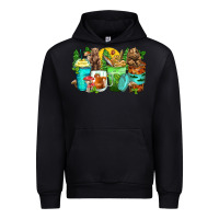 Black bear coffee cups Urban Hoodie - Zillion Design Studio