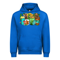 Cobalt bear coffee cups Urban Hoodie - Zillion Design Studio