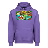 Tulip bear coffee cups Urban Hoodie - Zillion Design Studio