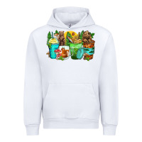 White bear coffee cups Urban Hoodie - Zillion Design Studio