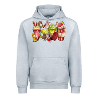 Heather Grey baseball and softball coffee cups Urban Hoodie - Zillion Design Studio