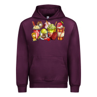 Mauve Wine baseball and softball coffee cups Urban Hoodie - Zillion Design Studio