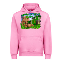 Fuchsia Pink Happy st. patrick's day cattle and calfs Urban Hoodie - RanaPortraitStore