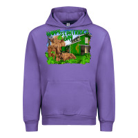 Tulip Happy st. patrick's day cattle and calfs Urban Hoodie - RanaPortraitStore