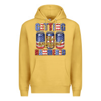 Antique Gold getting star spangled hammared Premium Hoodie - texasbilliewilder