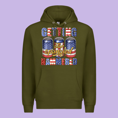 Getting Star Spangled Hammared Premium Hoodie Designed By Texasbilliewilder