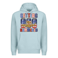 Blue Mist getting star spangled hammared Premium Hoodie - texasbilliewilder