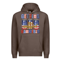 Coffee getting star spangled hammared Premium Hoodie - texasbilliewilder
