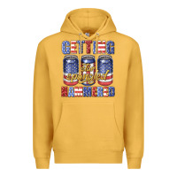 Mustard getting star spangled hammared Premium Hoodie - texasbilliewilder