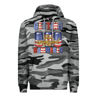 Slate Camo getting star spangled hammared Premium Hoodie - texasbilliewilder