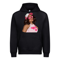 Black pink sunglasses afro black girl Urban Hoodie - texasbilliewilder