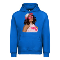 Cobalt pink sunglasses afro black girl Urban Hoodie - texasbilliewilder