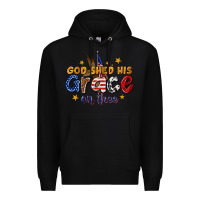 Black god shed his grace on thee Premium Hoodie - texasbilliewilder