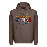 Coffee god shed his grace on thee Premium Hoodie - texasbilliewilder
