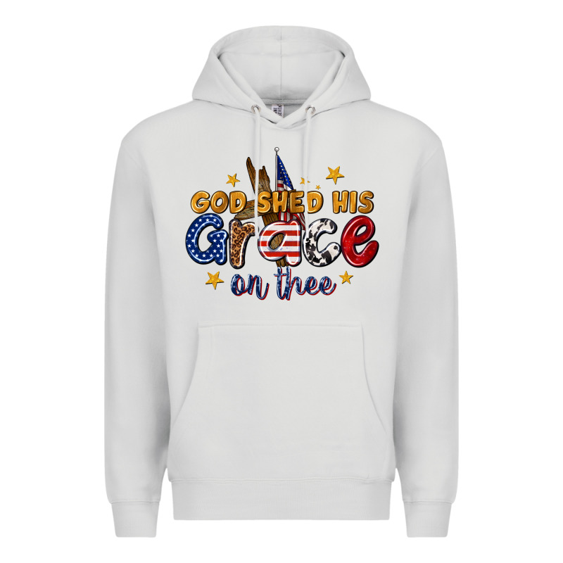 God Shed His Grace On Thee Premium Hoodie by texasbilliewilder | Teevron