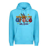 Ocean Blue god shed his grace on thee Premium Hoodie - texasbilliewilder