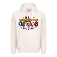 Pale Pink god shed his grace on thee Premium Hoodie - texasbilliewilder