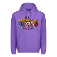 Purple god shed his grace on thee Premium Hoodie - texasbilliewilder