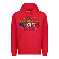 Red god shed his grace on thee Premium Hoodie - texasbilliewilder