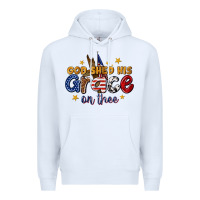 White god shed his grace on thee Premium Hoodie - texasbilliewilder