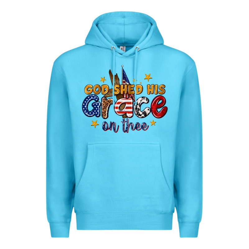 God Shed His Grace On Thee Premium Hoodie by texasbilliewilder | Teevron