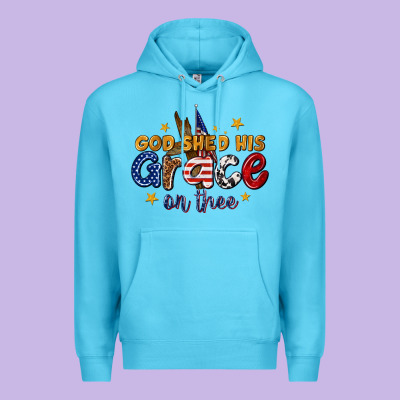 God Shed His Grace On Thee Premium Hoodie Designed By Texasbilliewilder