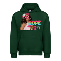 Forest Green pink sunglasses afro black girl dope mom Urban Hoodie - texasbilliewilder