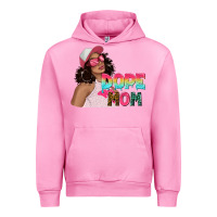 Fuchsia Pink pink sunglasses afro black girl dope mom Urban Hoodie - texasbilliewilder