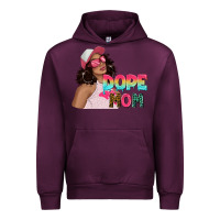 Mauve Wine pink sunglasses afro black girl dope mom Urban Hoodie - texasbilliewilder