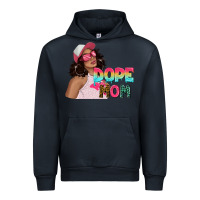 Navy pink sunglasses afro black girl dope mom Urban Hoodie - texasbilliewilder