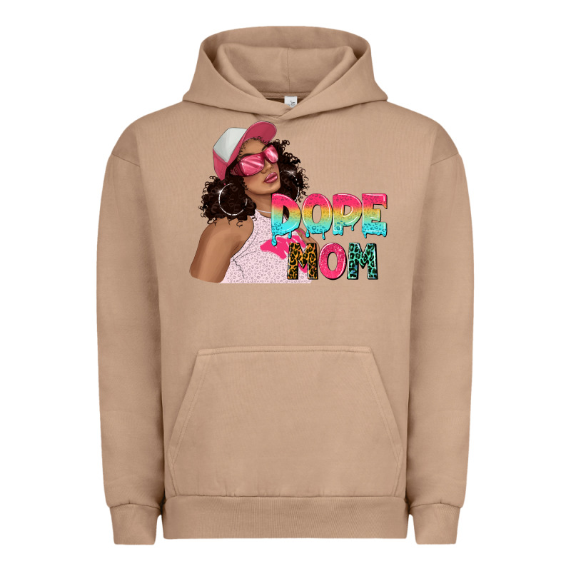 Pink Sunglasses Afro Black Girl Dope Mom Urban Hoodie by texasbilliewilder | Teevron