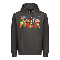 Smoke christmas coffee cups Premium Hoodie - Zillion Design Studio