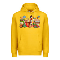 Lemon christmas coffee cups Premium Hoodie - Zillion Design Studio