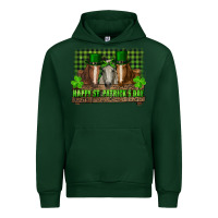 Forest Green happy st. patrick's day horses with leprechaun hat and bandana Urban Hoodie - RanaPortraitStore