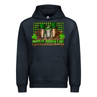 Navy happy st. patrick's day horses with leprechaun hat and bandana Urban Hoodie - RanaPortraitStore