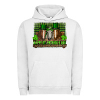 Pigment Lunar Rock happy st. patrick's day horses with leprechaun hat and bandana Urban Hoodie - RanaPortraitStore