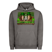 Pigment Tornado happy st. patrick's day horses with leprechaun hat and bandana Urban Hoodie - RanaPortraitStore