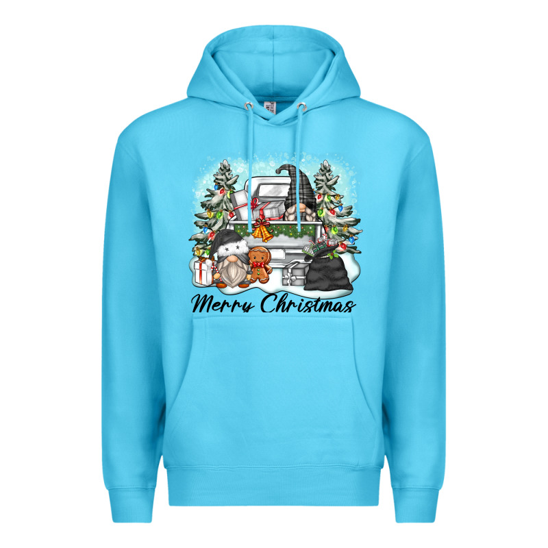 Merry Christmas Gnomes Premium Hoodie by Zillion Design Studio | Teevron