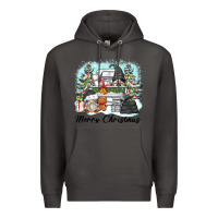 Smoke merry christmas gnomes Premium Hoodie - Zillion Design Studio