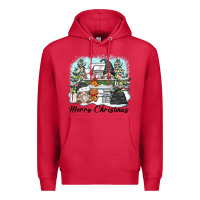 Cardinal merry christmas gnomes Premium Hoodie - Zillion Design Studio