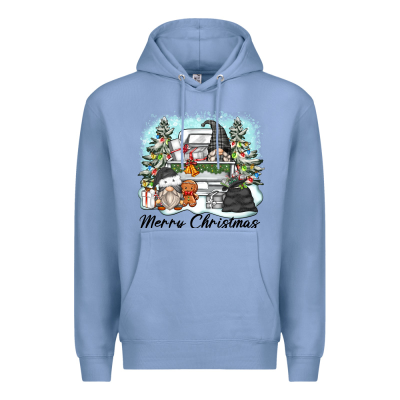 Merry Christmas Gnomes Premium Hoodie by Zillion Design Studio | Teevron