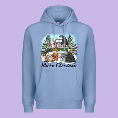 Merry Christmas Gnomes Premium Hoodie Designed By Zillion Design Studio