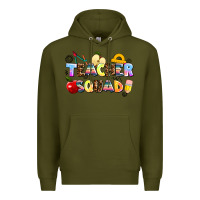 Army Green teacher squad Premium Hoodie - AdoDesignShop