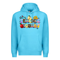 Ocean Blue teacher squad Premium Hoodie - AdoDesignShop