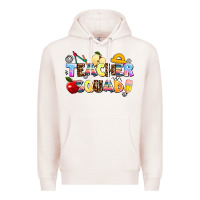 Pale Pink teacher squad Premium Hoodie - AdoDesignShop