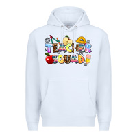 White teacher squad Premium Hoodie - AdoDesignShop
