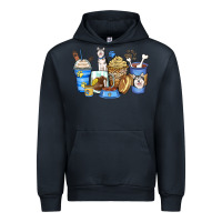 Siberian Husky Coffee Cups Urban Hoodie | Teevron