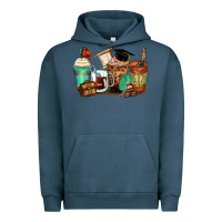 Pigment Midnight Navy lawyer coffee cups Urban Hoodie - Zillion Design Studio