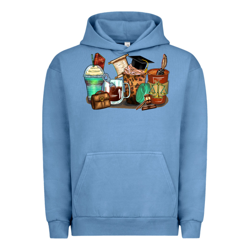 Lawyer Coffee Cups Urban Hoodie by Zillion Design Studio | Teevron