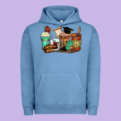 Lawyer Coffee Cups Urban Hoodie Designed By Zillion Design Studio